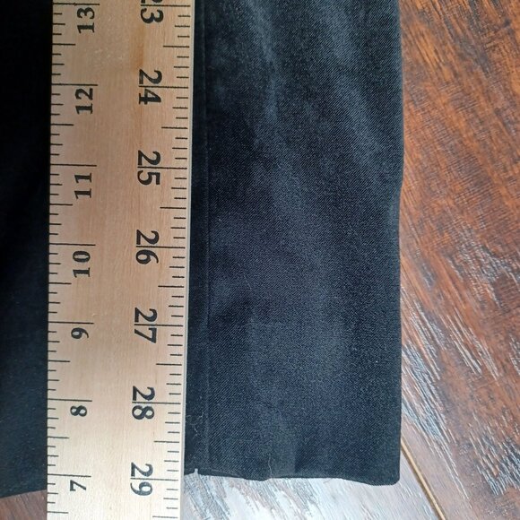 Vintage J.McLaughlin Pants Womens 4 Black 90s Minimalist Capsule Office Siren - Picture 8 of 9